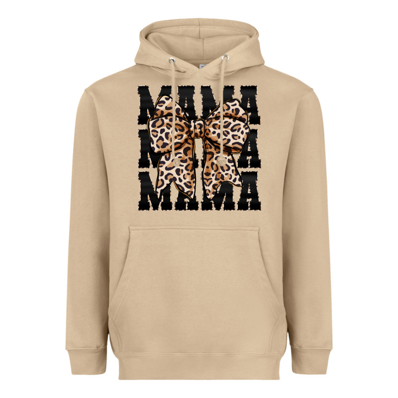 Mama Leopard Heavyweight Hoodie by CowhideDigitalArt | Teevron