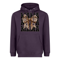 Plum mama leopard Heavyweight Hoodie - CowhideDigitalArt