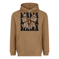 Toasted Coconut mama leopard Heavyweight Hoodie - CowhideDigitalArt