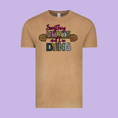 Everything Hurts And I M Dying Vintage Tee Designed By Bettercallsaul