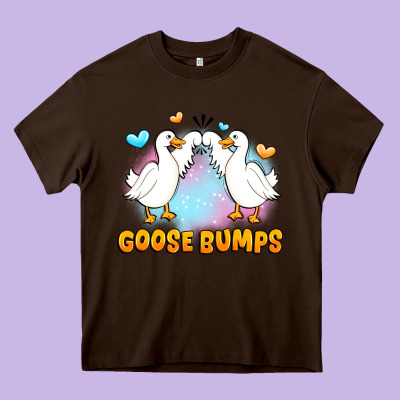 Goose Bumps Heavy Core Tee Designed By Jahusdesignshop
