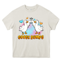 Cream goose bumps Heavy Core Tee - JahusDesignShop