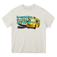 Cream transportation squad Heavy Core Tee - NancyCooperArtShop