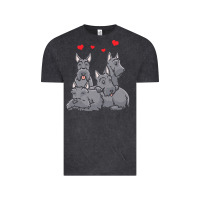 Vintage Black Scottish Terrier Lover Scottish Terrier Dog Aberdeen Terrier Vintage Tee - trangStudio