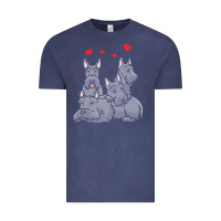 Vintage Denim Scottish Terrier Lover Scottish Terrier Dog Aberdeen Terrier Vintage Tee - trangStudio