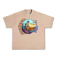Burro summer time skeleton surfing Urban Heavy Tee - NancyCooperArtShop