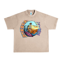 French Oak summer time skeleton surfing Urban Heavy Tee - NancyCooperArtShop