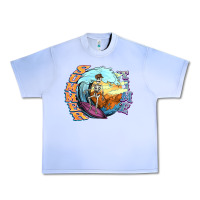 Grape Ice summer time skeleton surfing Urban Heavy Tee - NancyCooperArtShop