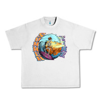 Lunar Rock summer time skeleton surfing Urban Heavy Tee - NancyCooperArtShop