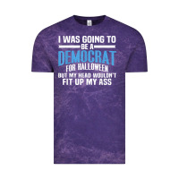Cloud Purple i was going to be a democrat for halloween political t shirt t shirt Vintage Tee - StudioElite
