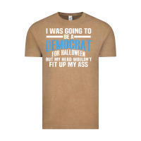 Vintage Coffee i was going to be a democrat for halloween political t shirt t shirt Vintage Tee - StudioElite