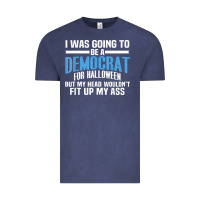 Vintage Denim i was going to be a democrat for halloween political t shirt t shirt Vintage Tee - StudioElite