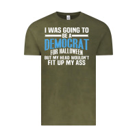Vintage Olive i was going to be a democrat for halloween political t shirt t shirt Vintage Tee - StudioElite