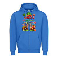 True Royal santa s helper Zipper Hoodie - FaDigitalArtStudio