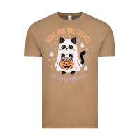 Vintage Coffee halloween cat costume Vintage Tee - StudioElite