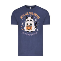 Vintage Denim halloween cat costume Vintage Tee - StudioElite