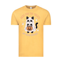 Vintage Mustard halloween cat costume Vintage Tee - StudioElite