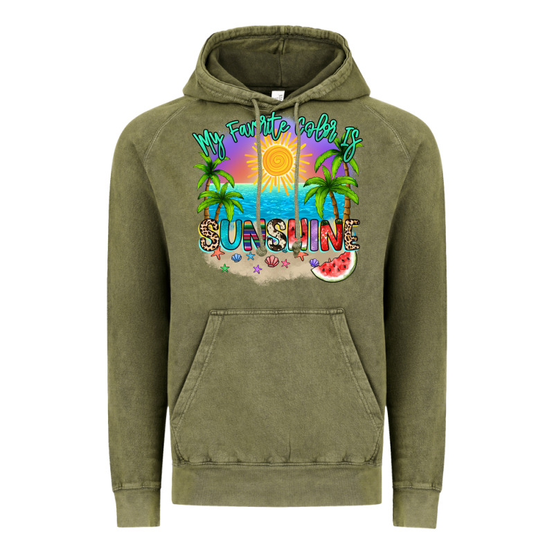 My Favorite Color Is Sunshine Vintage Hoodie by NancyCooperArtShop | Teevron