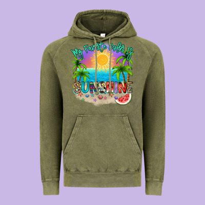 My Favorite Color Is Sunshine Vintage Hoodie Designed By Nancycooperartshop