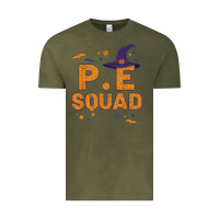 Vintage Olive pe squad witch halloween pe teacher matching Vintage Tee - trangStudio