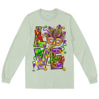 Matcha Mardi Gras love Long Sleeve Tee - HowdyJamesFarm
