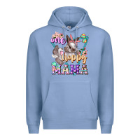 Colony Blue one hoppy mama Premium Hoodie - FaDigitalArtStudio