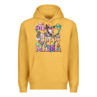 Mustard one hoppy mama Premium Hoodie - FaDigitalArtStudio