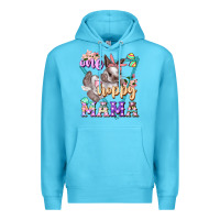 Ocean Blue one hoppy mama Premium Hoodie - FaDigitalArtStudio