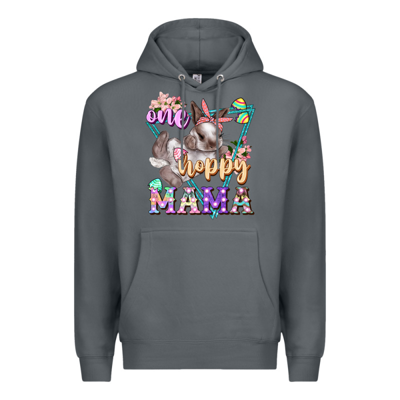 One Hoppy Mama Premium Hoodie by FaDigitalArtStudio | Teevron