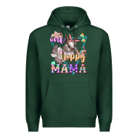 Sports Green one hoppy mama Premium Hoodie - FaDigitalArtStudio