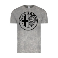 Cloud Rock alfa racing big Vintage Tee - PixelFlow