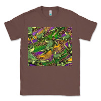 Chestnut mardi gras Louisiana crocodile leopard Classic Tee - RanaPortraitStore