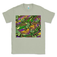 Matcha mardi gras Louisiana crocodile leopard Classic Tee - RanaPortraitStore