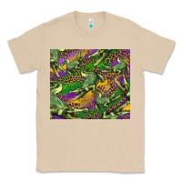 Mushroom mardi gras Louisiana crocodile leopard Classic Tee - RanaPortraitStore