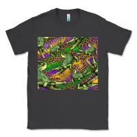 Smoke mardi gras Louisiana crocodile leopard Classic Tee - RanaPortraitStore