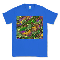 True Royal mardi gras Louisiana crocodile leopard Classic Tee - RanaPortraitStore