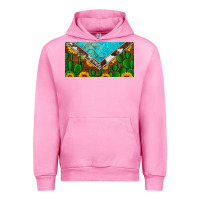 Fuchsia Pink cactus sunflower cowhide and turquoise license plate Urban Hoodie - Artiststas