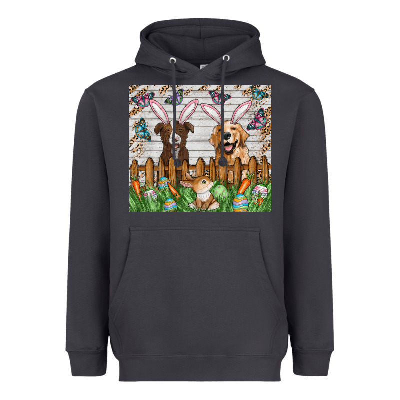 Easter Dog Heavyweight Hoodie by CowhideDigitalArt | Teevron