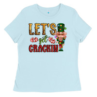 Let's Get Crackin Christmas Ladies Tee | Teevron