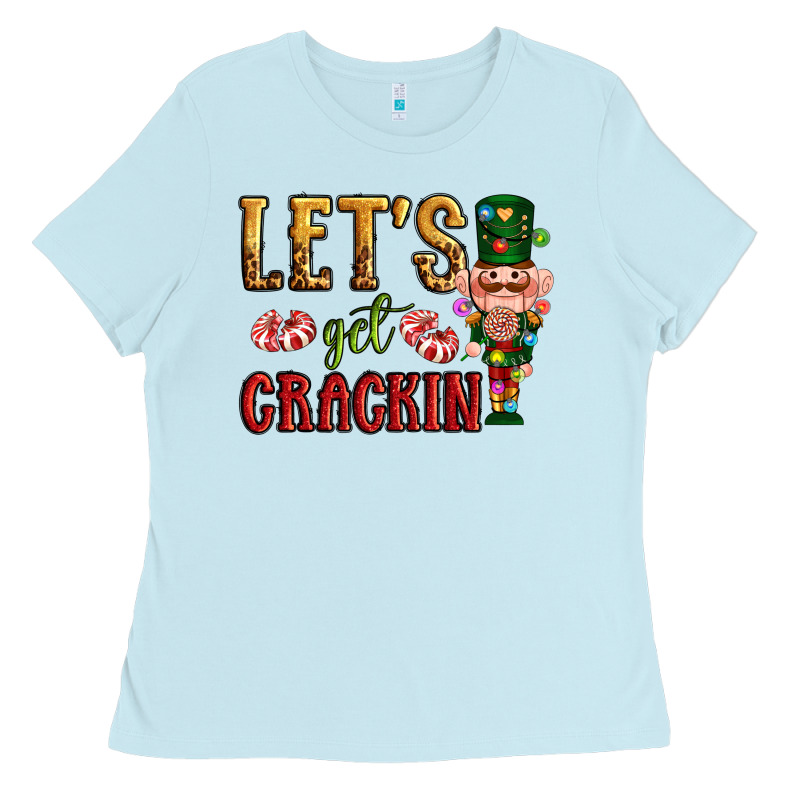 Let's Get Crackin Christmas Ladies Tee by NancyCooperArtShop | Teevron