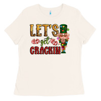 Bone Let's get crackin Christmas Ladies Tee - NancyCooperArtShop