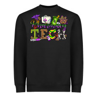 Black mardi gras pharmacy tech Heavyweight Sweatshirt - OliviaCreatesArt