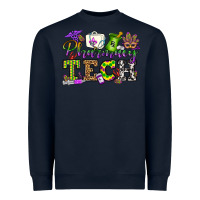 Navy mardi gras pharmacy tech Heavyweight Sweatshirt - OliviaCreatesArt
