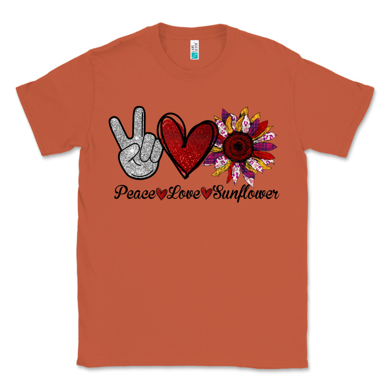 Peace Love Sunflower Classic Tee by Bettercallsaul | Teevron