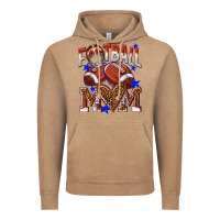 Vintage Coffee American Football Mom Vintage Hoodie - NancyCooperArtShop