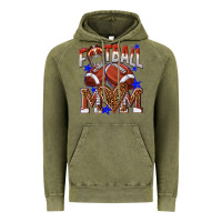 Vintage Olive American Football Mom Vintage Hoodie - NancyCooperArtShop