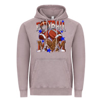 Vintage Zinc American Football Mom Vintage Hoodie - NancyCooperArtShop