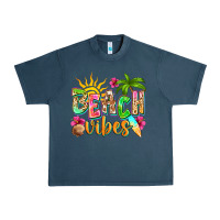 Midnight Navy Beach vibes Urban Heavy Tee - NancyCooperArtShop