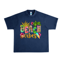 Navy Beach vibes Urban Heavy Tee - NancyCooperArtShop