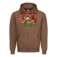 Chestnut Chillin' With My Gnomies Zipper Hoodie - FaDigitalArtStudio
